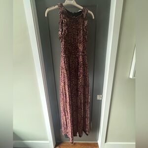 Elegant Pink and Black Women's Dress